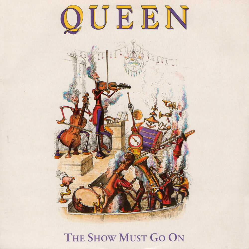 Queen's the Show Must Go On Album Cover